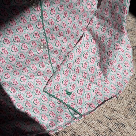 Colony Hotel x Petite Plume Women's Exclusive Print Pajama Set Sz S 100% Cotton - Picture 4 of 15